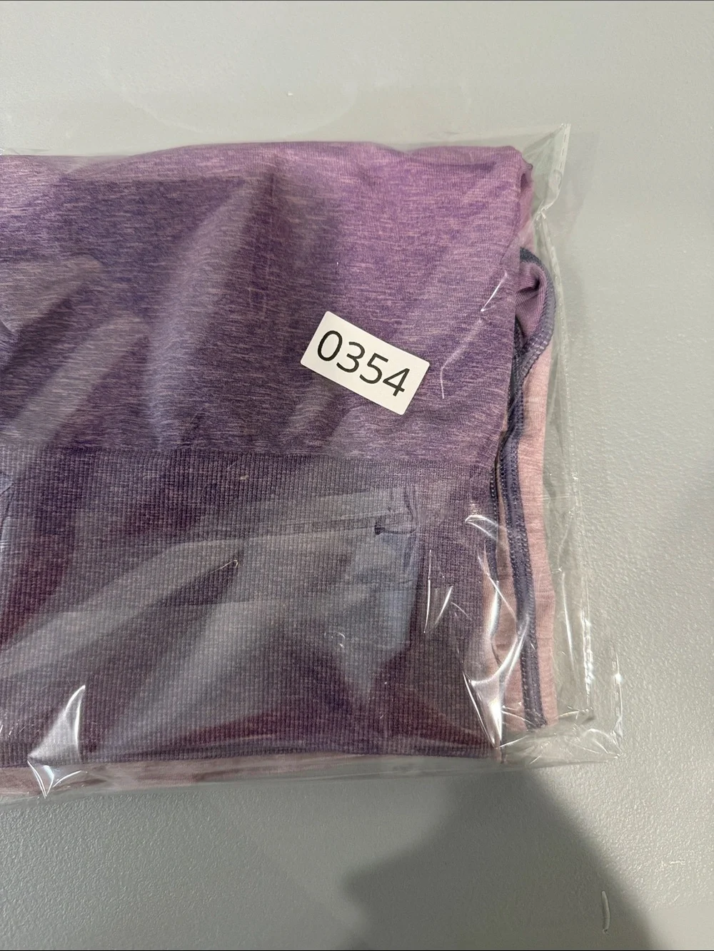 Gymshark Lavender to Light Pink Ombre Seamless Bike Shorts